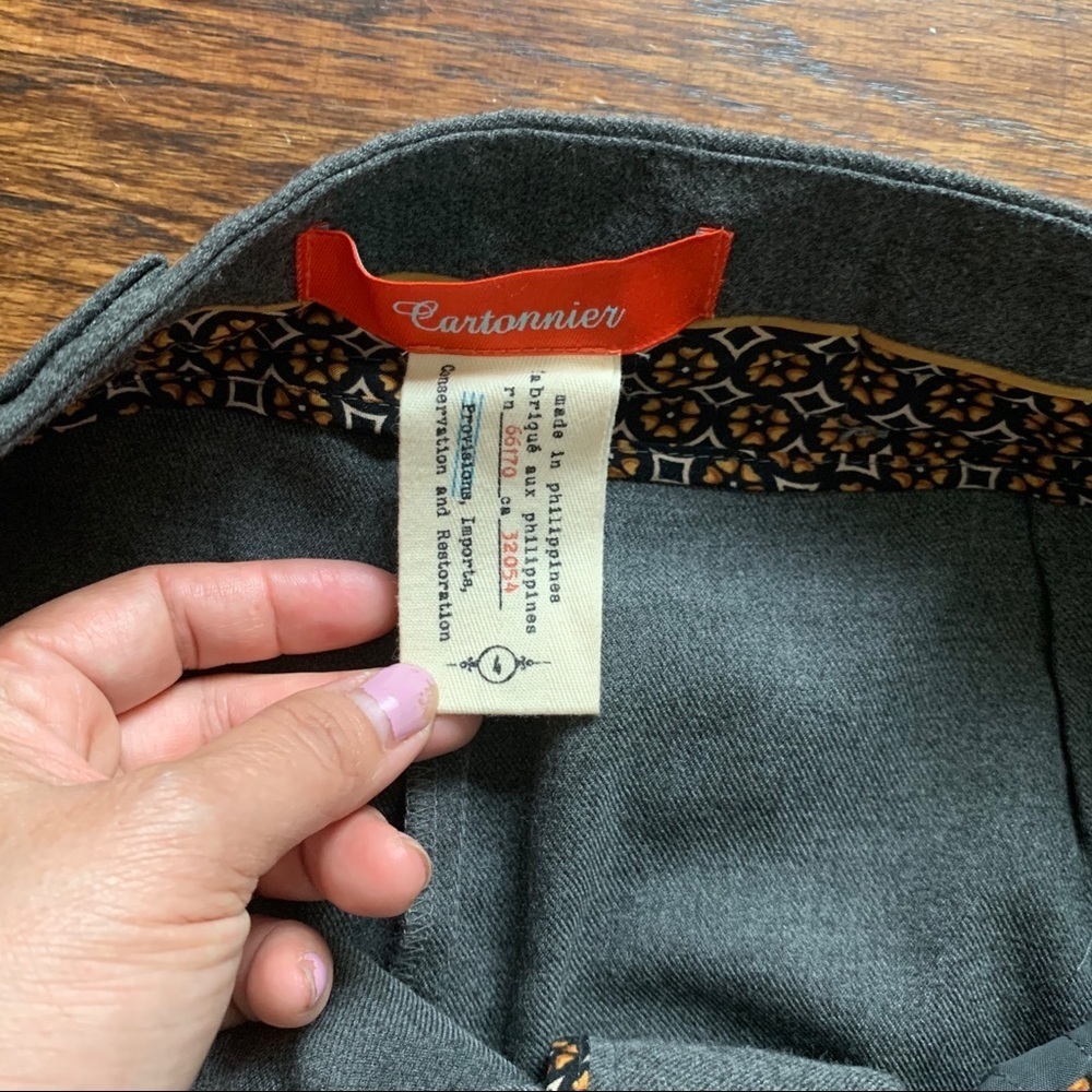 Anthropologie cartonnier belted Barton trousers - Picture 5 of 9